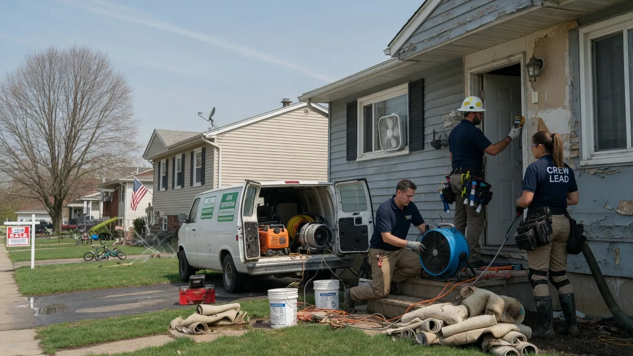 Flood Cleanup in Rossiter, PA near me